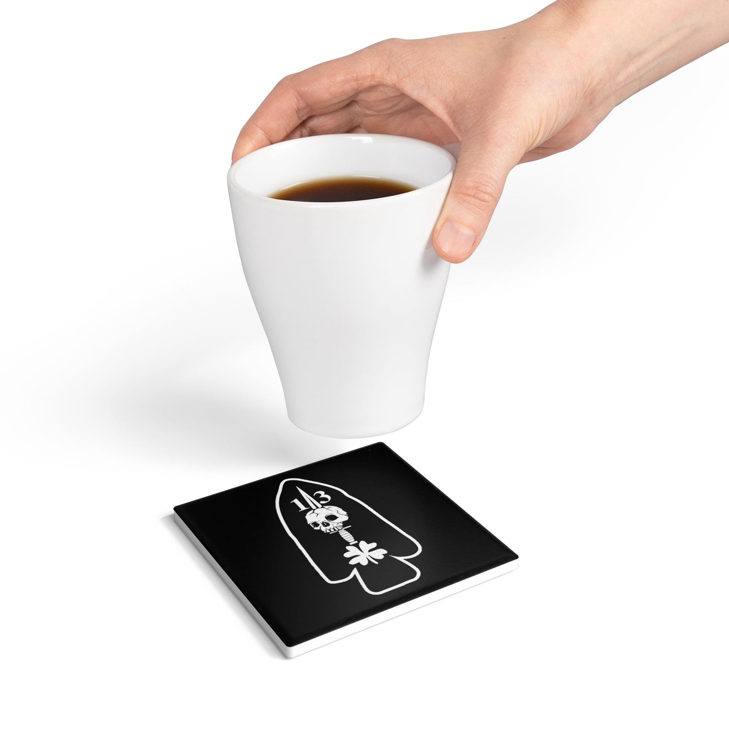 13 Crest Ceramic Coaster
