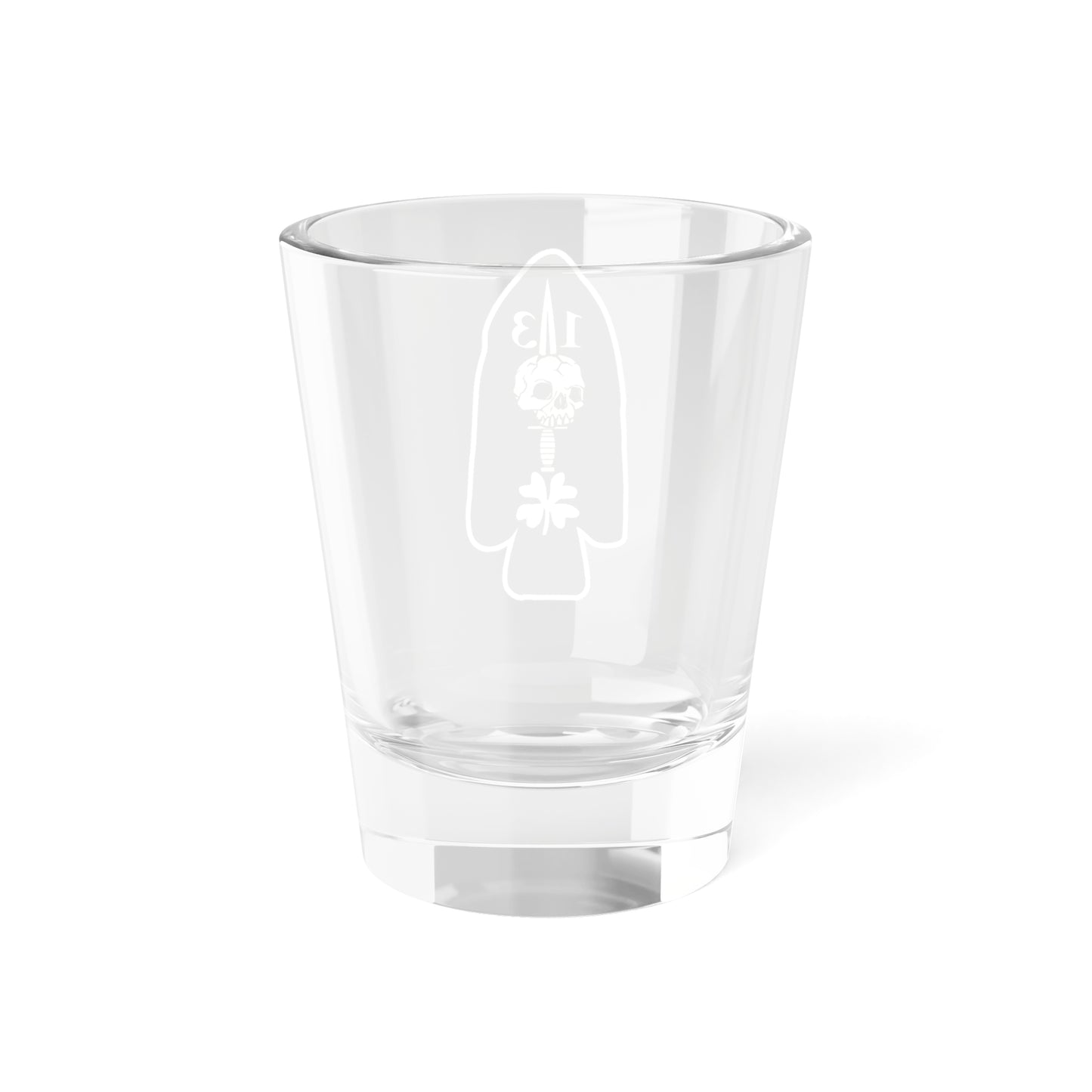 13 Crest Shot Glass, 1.5oz