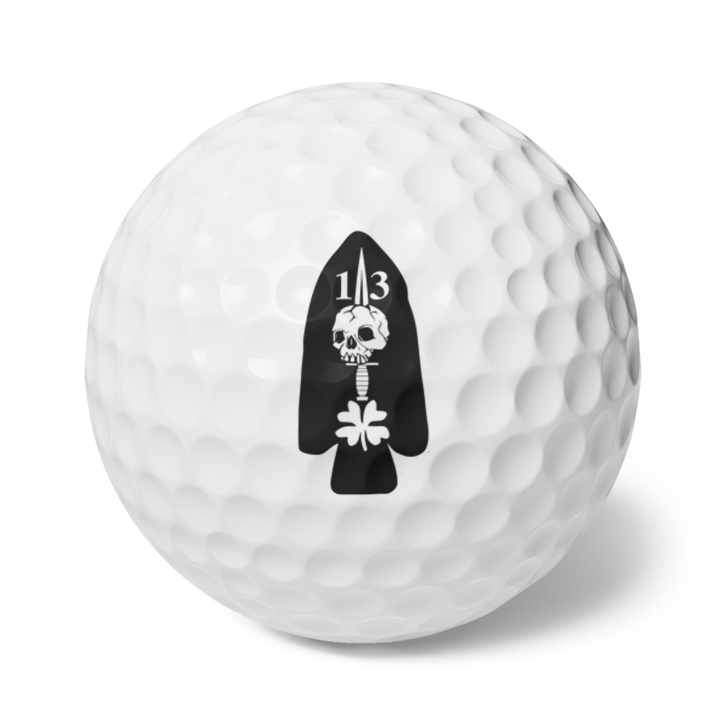 13 Crest Golf Balls, 6pcs