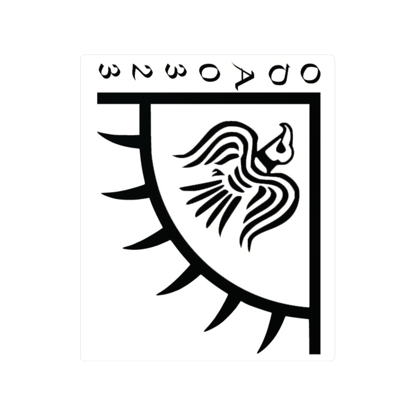 23 Legacy Crest Kiss-Cut Vinyl Decals