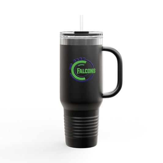 PTA Falcons Insulated Travel Mug - 40oz | Perfect for Hiking, Camping, Road Trips, Gifts for Coffee Lovers, Durable & Stylish!