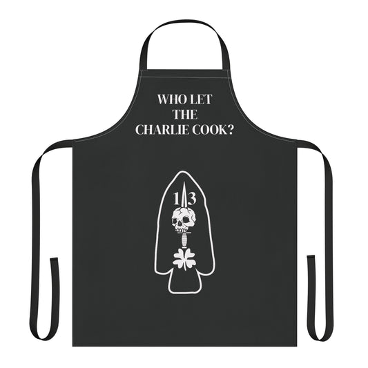 13 Crest Apron "Who let the Charlie cook?"