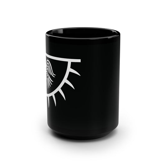23 Legacy Crest Black Mug, 15oz