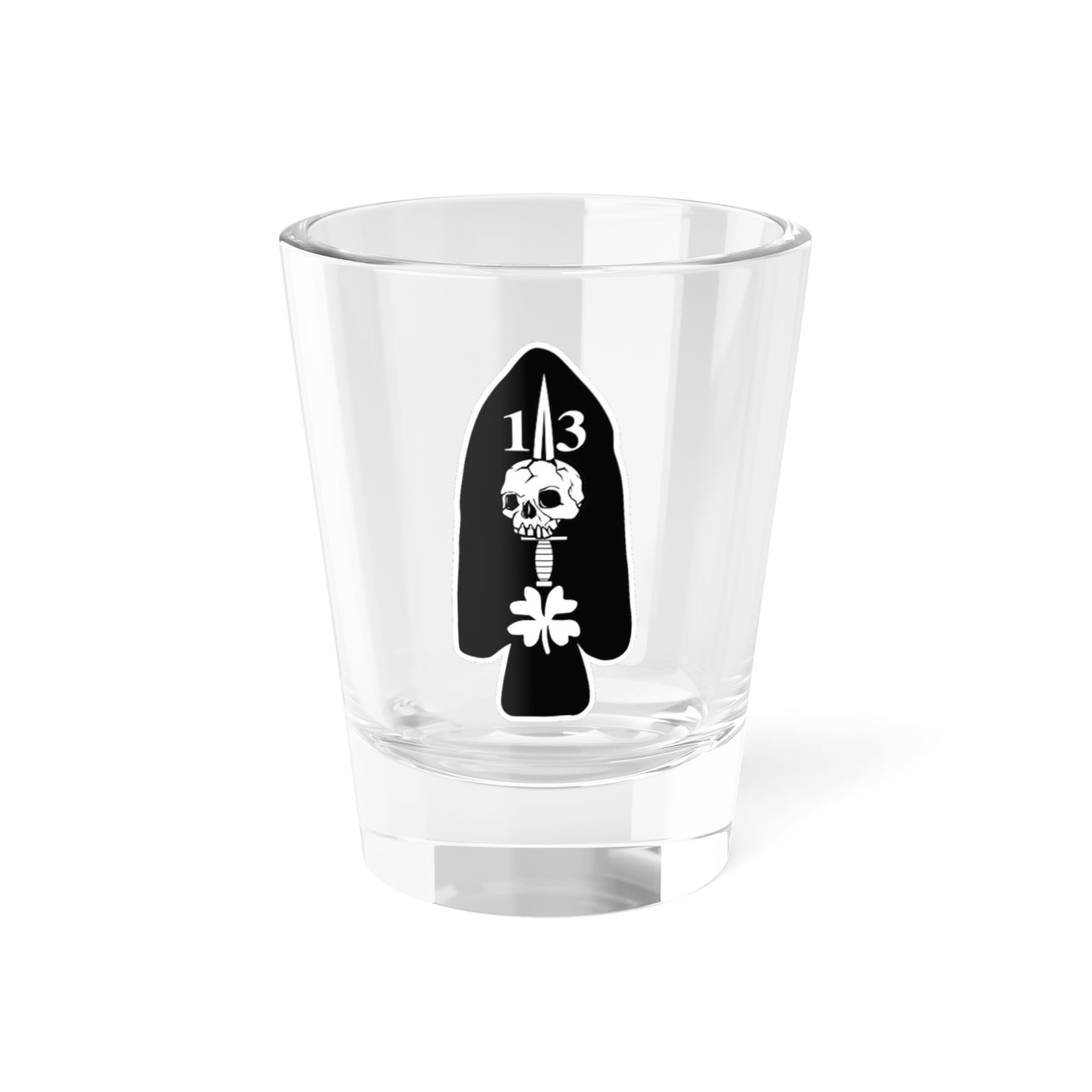 13 Crest Shot Glass, 1.5oz