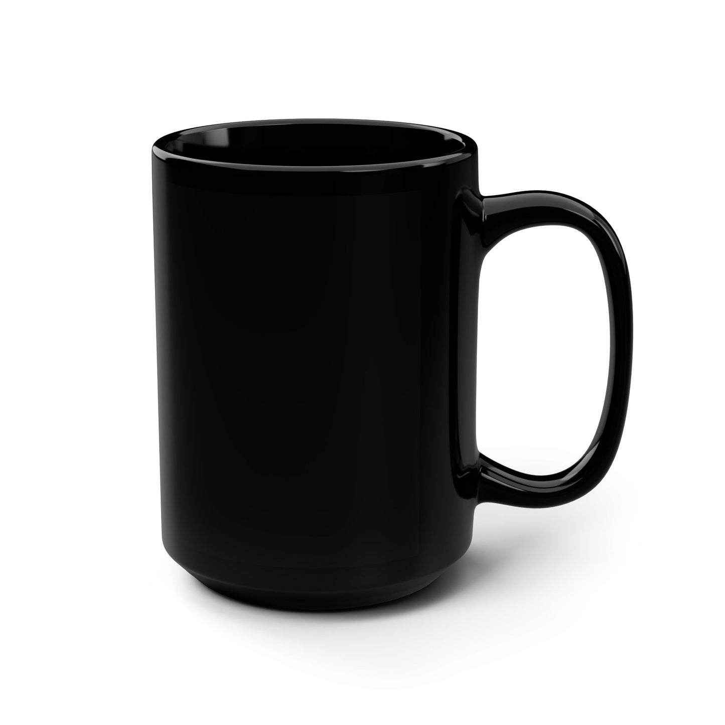 23 Crest Black Mug, 15oz
