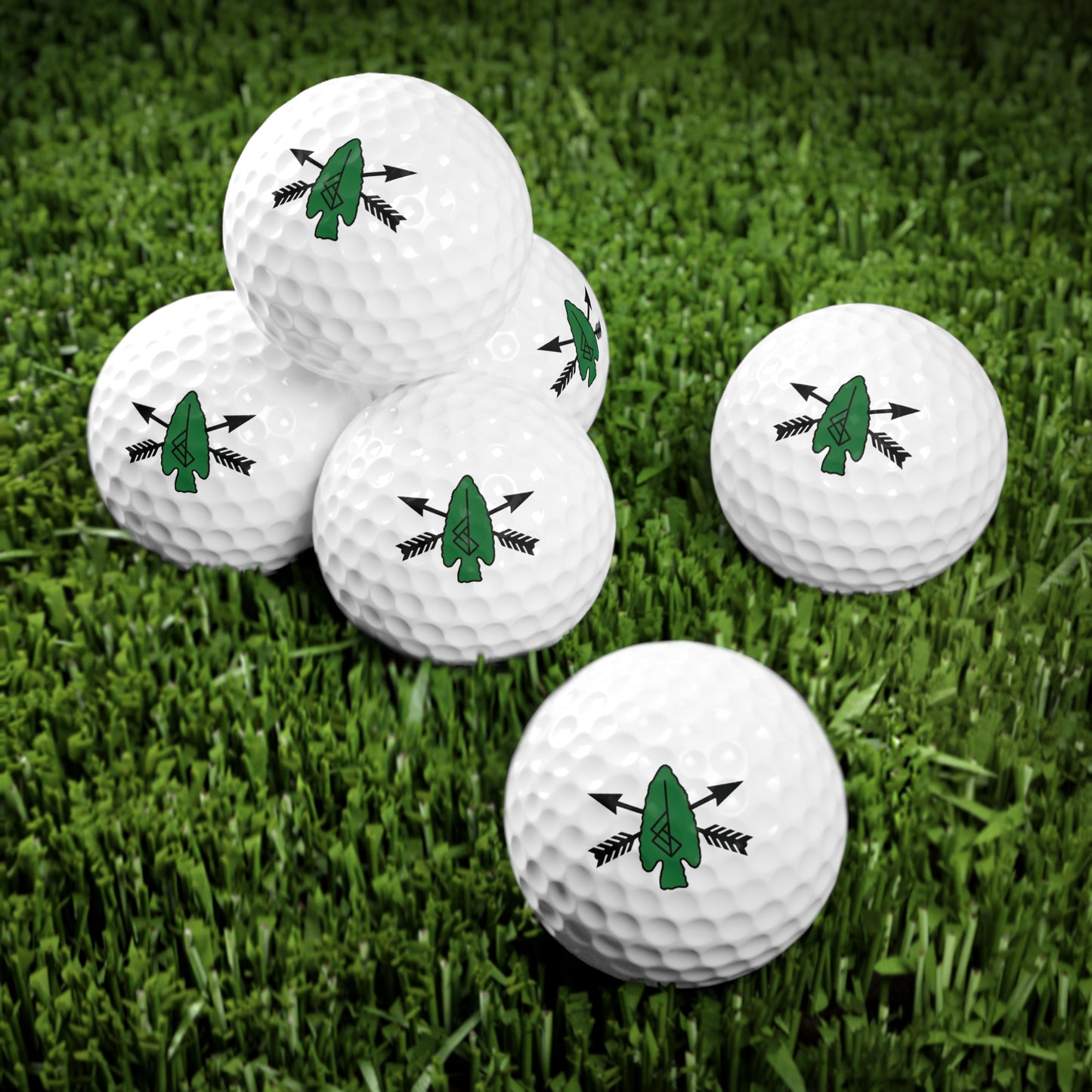 23 Crest Golf Balls, 6pcs