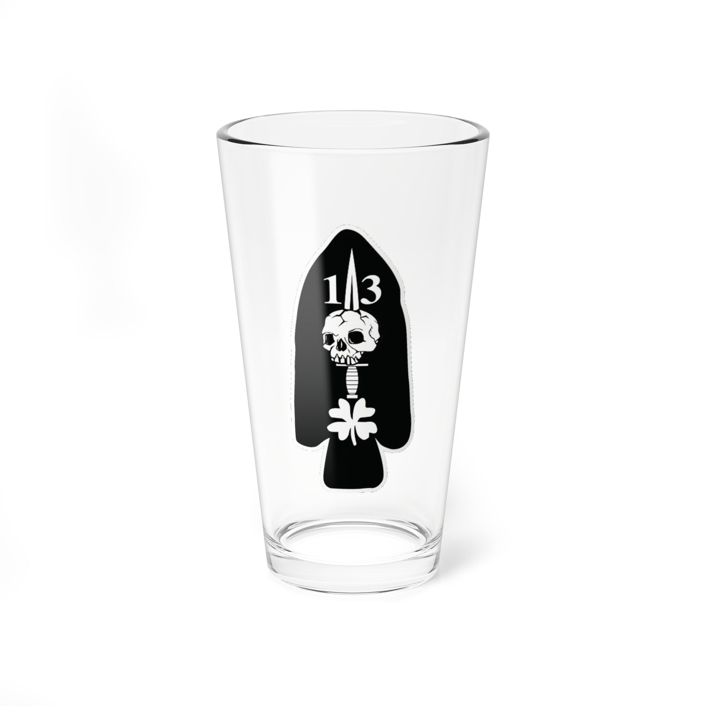 13 Crest Pint Glass, 16oz