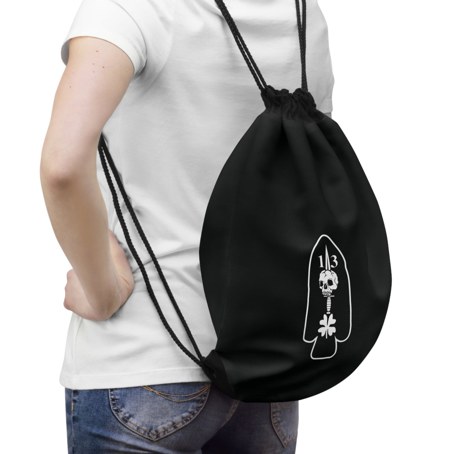 13 Crest Drawstring Bag